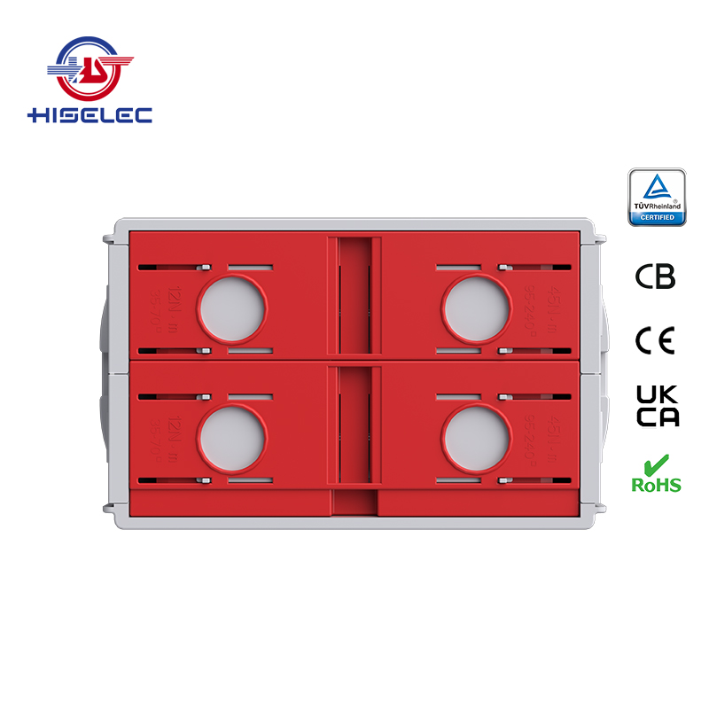 SAT240-26系列红色 1回路 铝铜通用接线端子