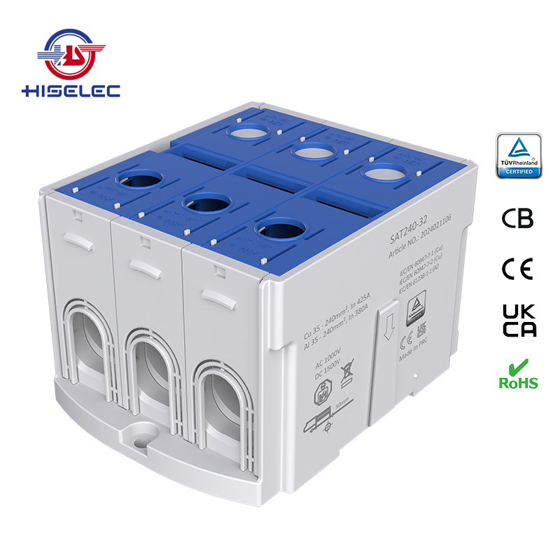 SAT240-32系列蓝色 1回路 铝铜通用接线端子