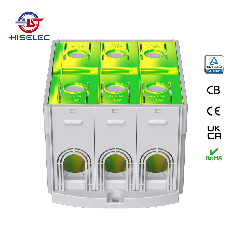 SAT240-33系列黄绿色 1回路 铝铜通用接线端子