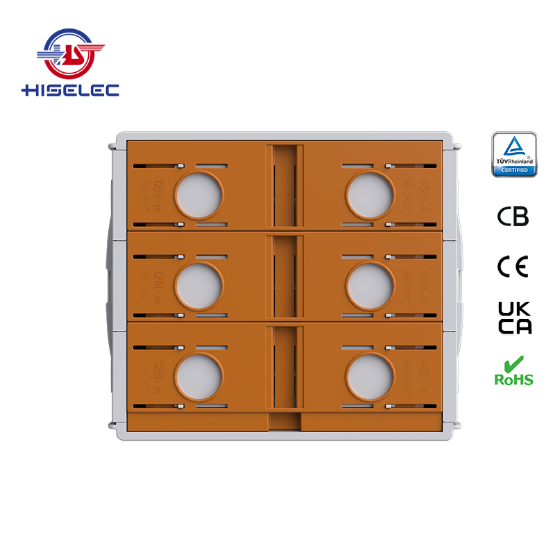 SAT240-34系列棕色 1回路 铝铜通用接线端子