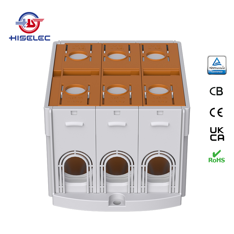 SAT240-34系列棕色 1回路 铝铜通用接线端子