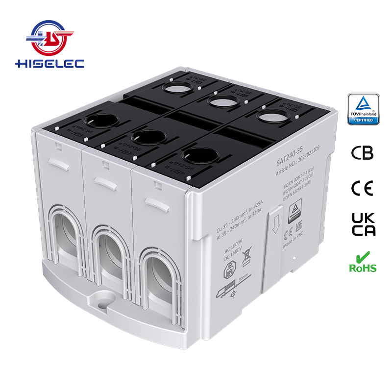 SAT240-35系列黑色 1回路 铝铜通用接线端子