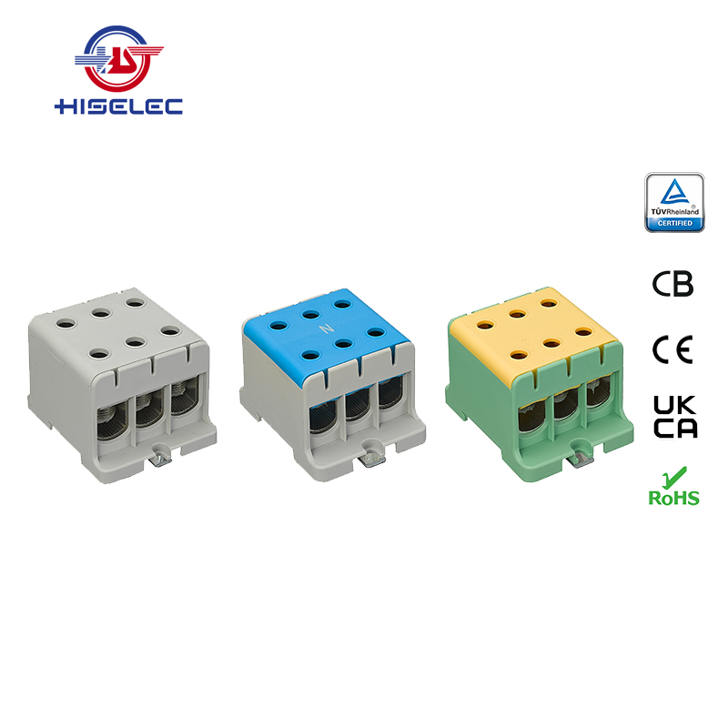 SAL95 series 3 ways Al/Cu universal terminal block