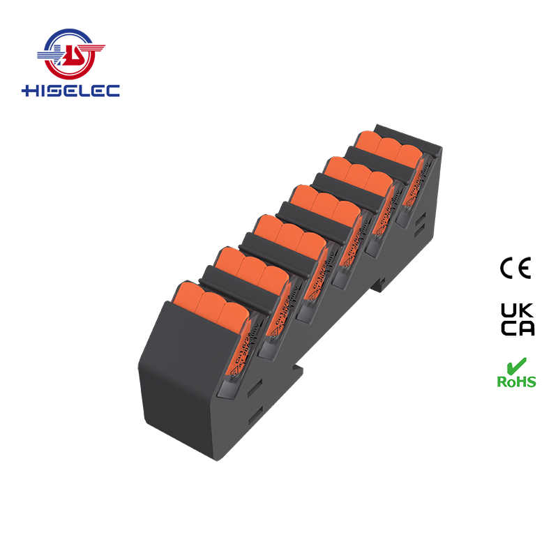 STH221-3接线端子底座,专用于WAGO接线端子配套使用