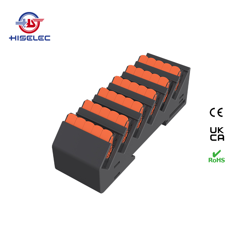 STH221-5接线端子底座，专用于WAGO接线端子配套使用